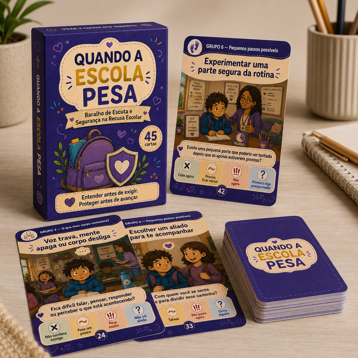Baralho Escola Pesa